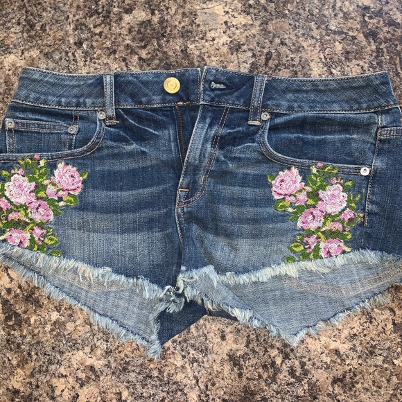 American Eagle Outfitters Pants - American Eagle Outfitters Embroidered Shorts.